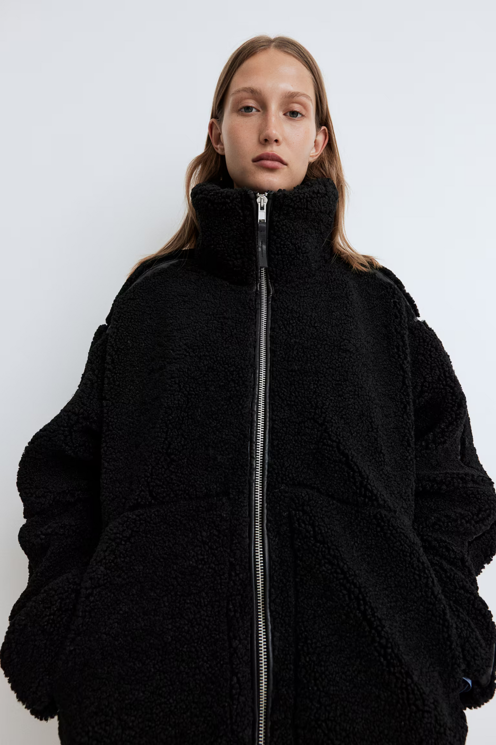 Aviana | Veste polaire ample en peluche