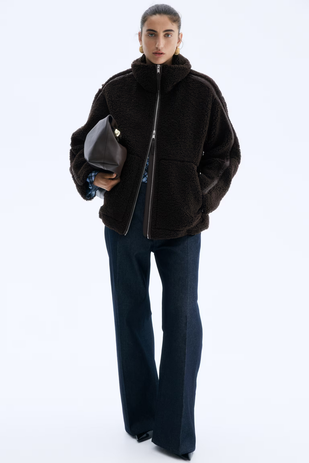 Aviana | Veste polaire ample en peluche