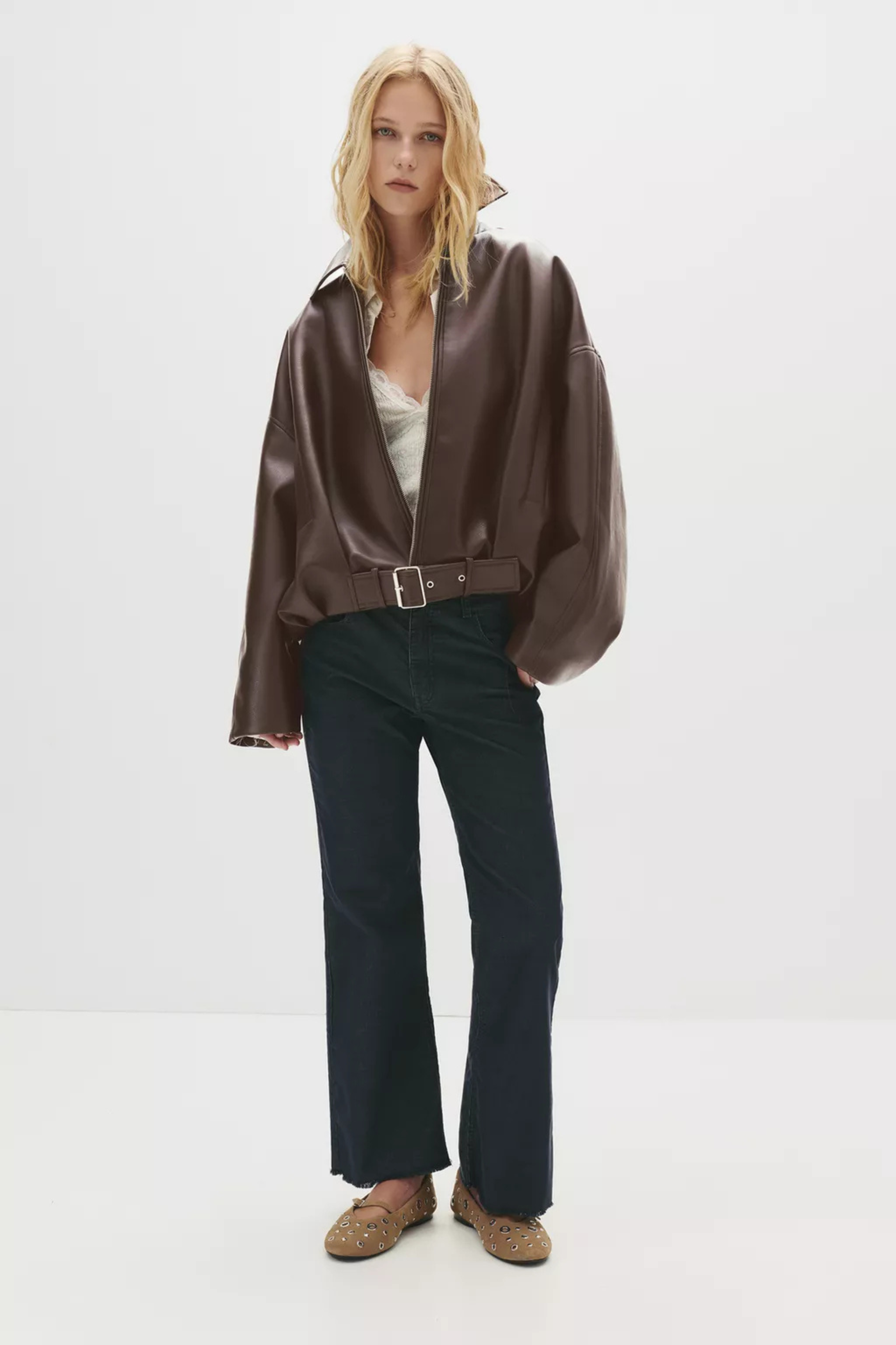 Veste Zyra ceinturée